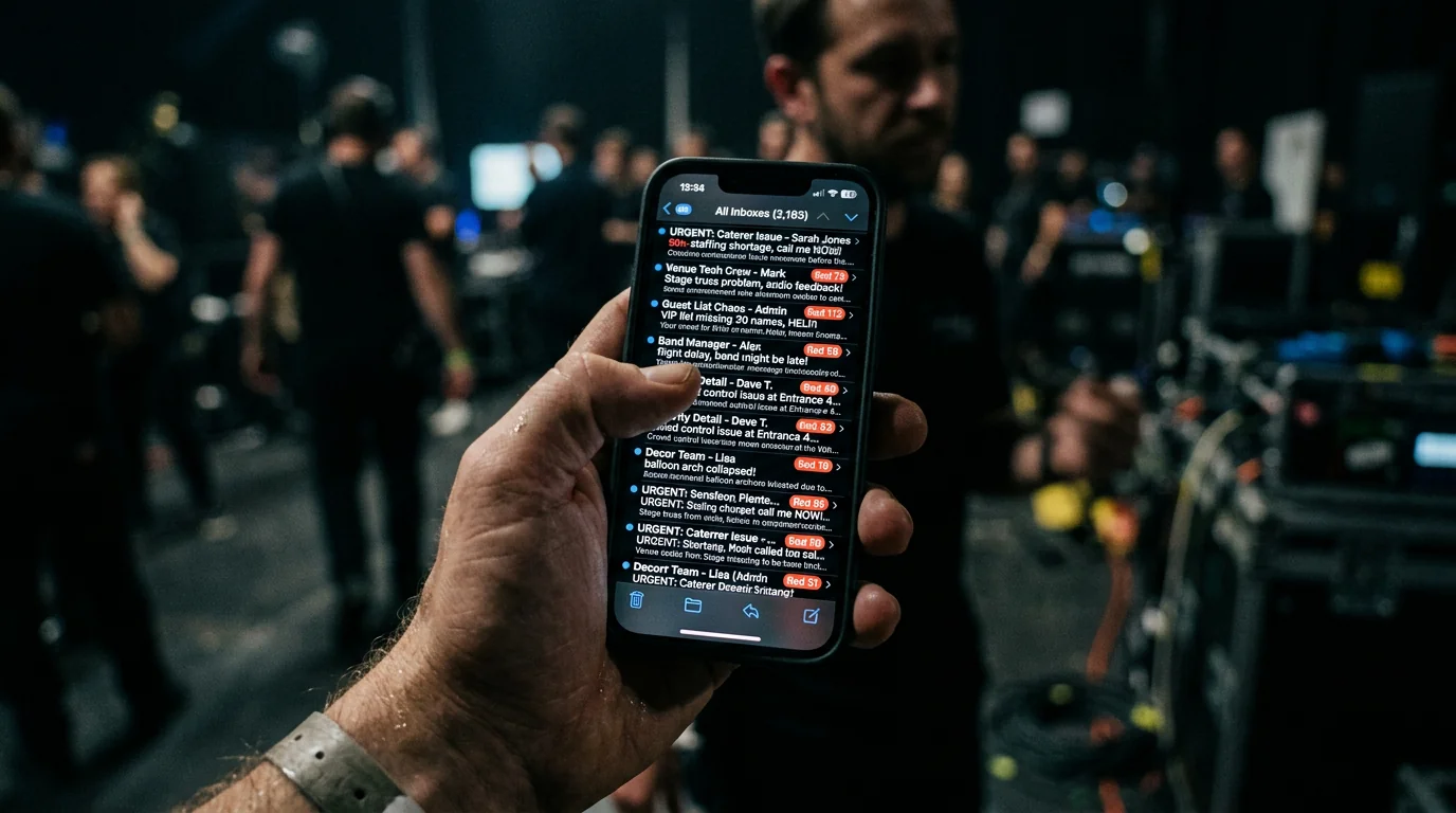 Phone full of messages